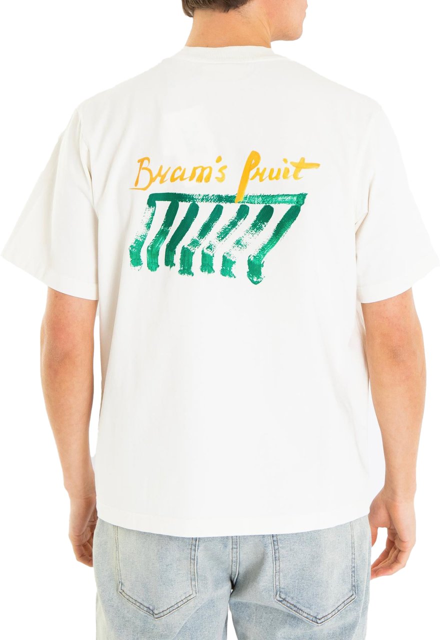 Bram's Fruit Heren Canopy Acrylic T-Sh Witirt Wit