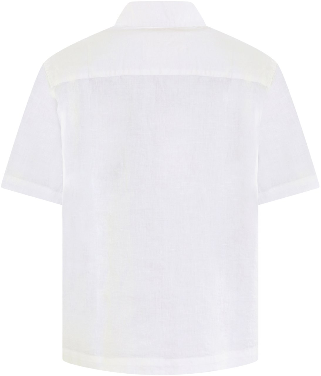 Bram's Fruit Heren Garden Hose Linen Shirt Wit Wit