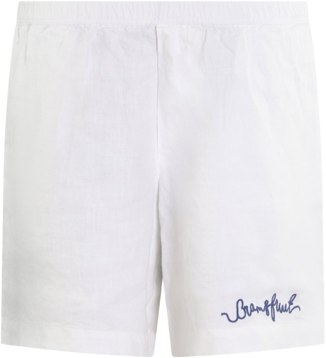 Bram's Fruit Heren Garden Hose Linen Short Wit Wit