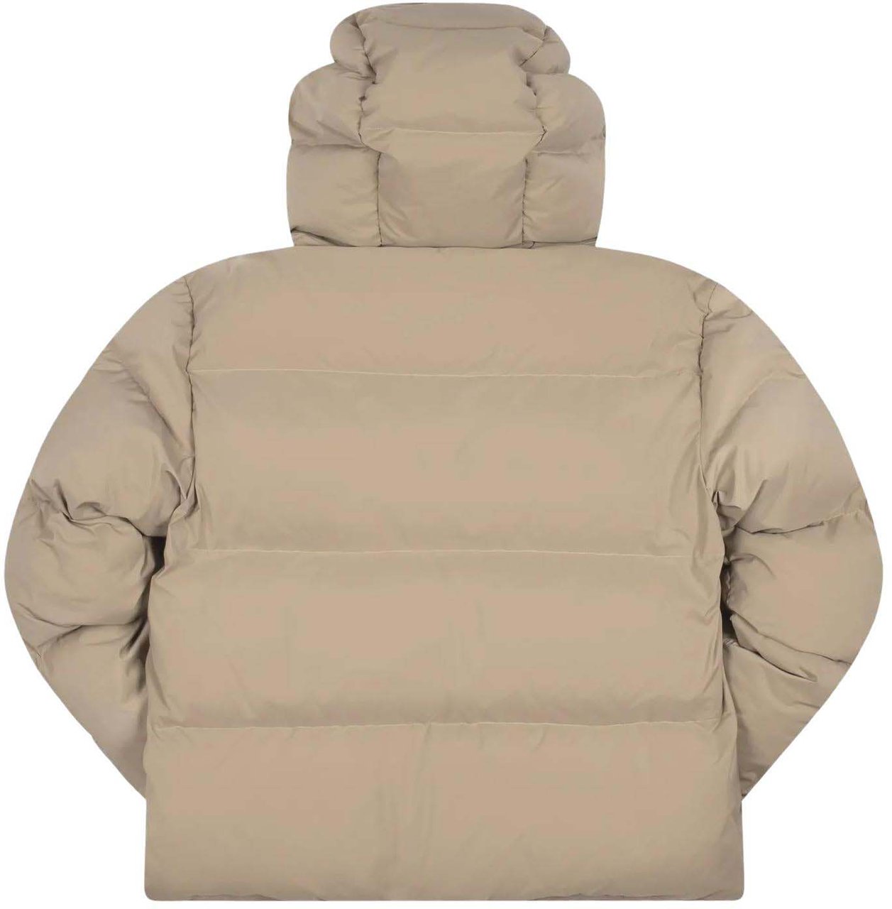 Bram's Fruit Heren Hooded Puffer Jacket Beige Beige