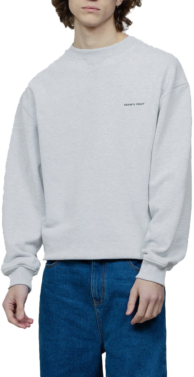 Bram's Fruit Eyelet Crewneck - Grey Grijs