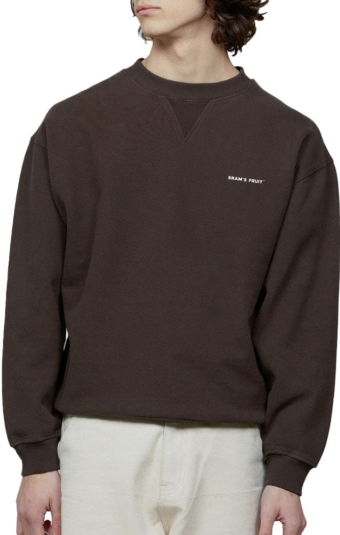 Bram's Fruit Eyelet Crewneck - Brown Bruin