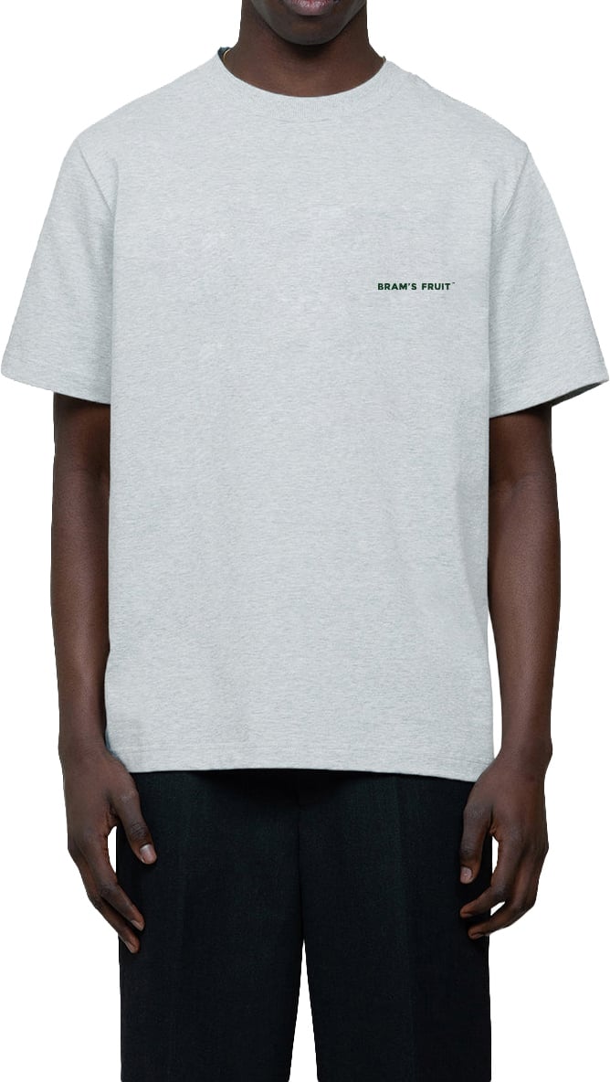 Bram's Fruit Eyelet T-shirt - Grey Grijs
