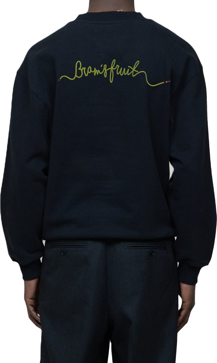 Bram's Fruit Hose Crewneck - Black Zwart