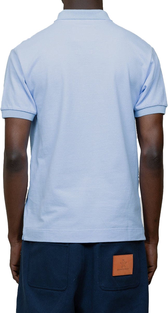 Bram's Fruit Polo - Light Blue Blauw