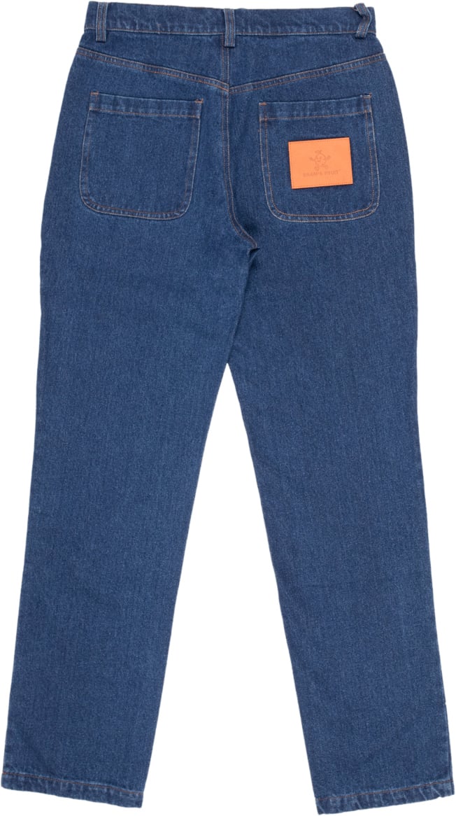 Bram's Fruit Denim Trousers Blauw