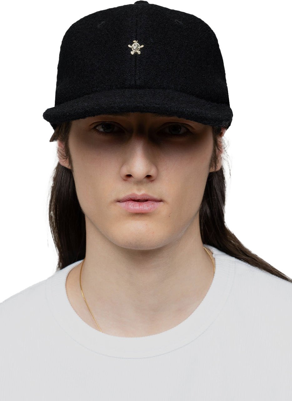 Bram's Fruit Wool Gold Lemon Cap - Black Zwart