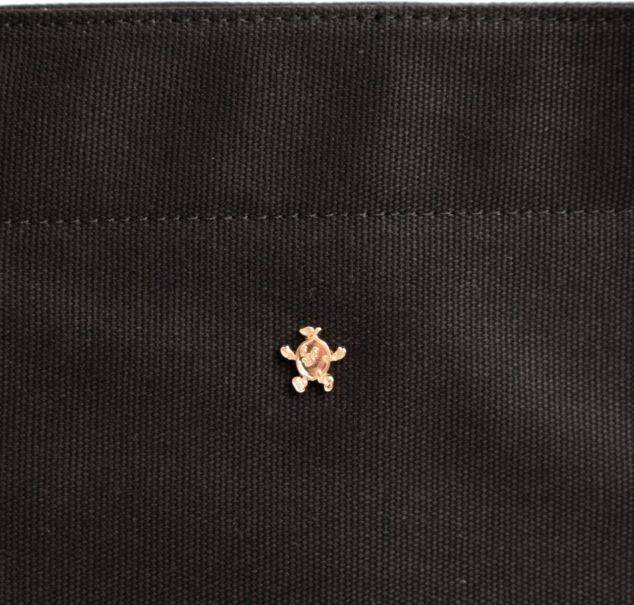 Bram's Fruit Canvas Shopper Bag - Black Zwart