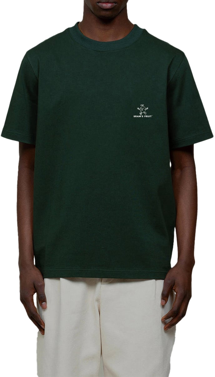 Bram's Fruit Lemon Outline T-shirt - Green Groen