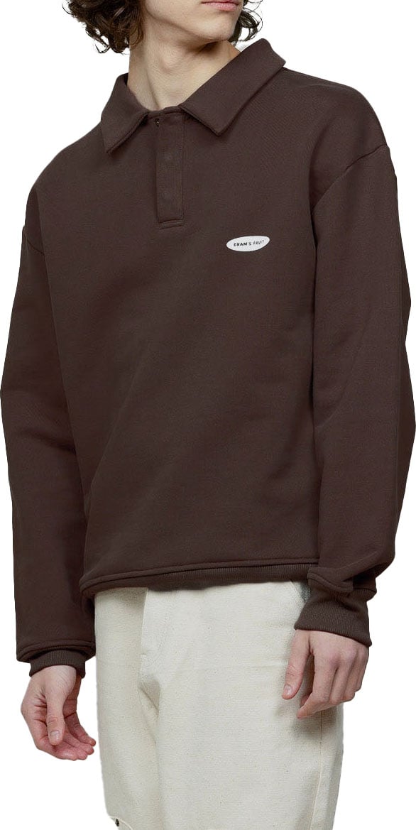 Bram's Fruit F*ck Off I'm Gardening Polo Sweat - Brown Bruin