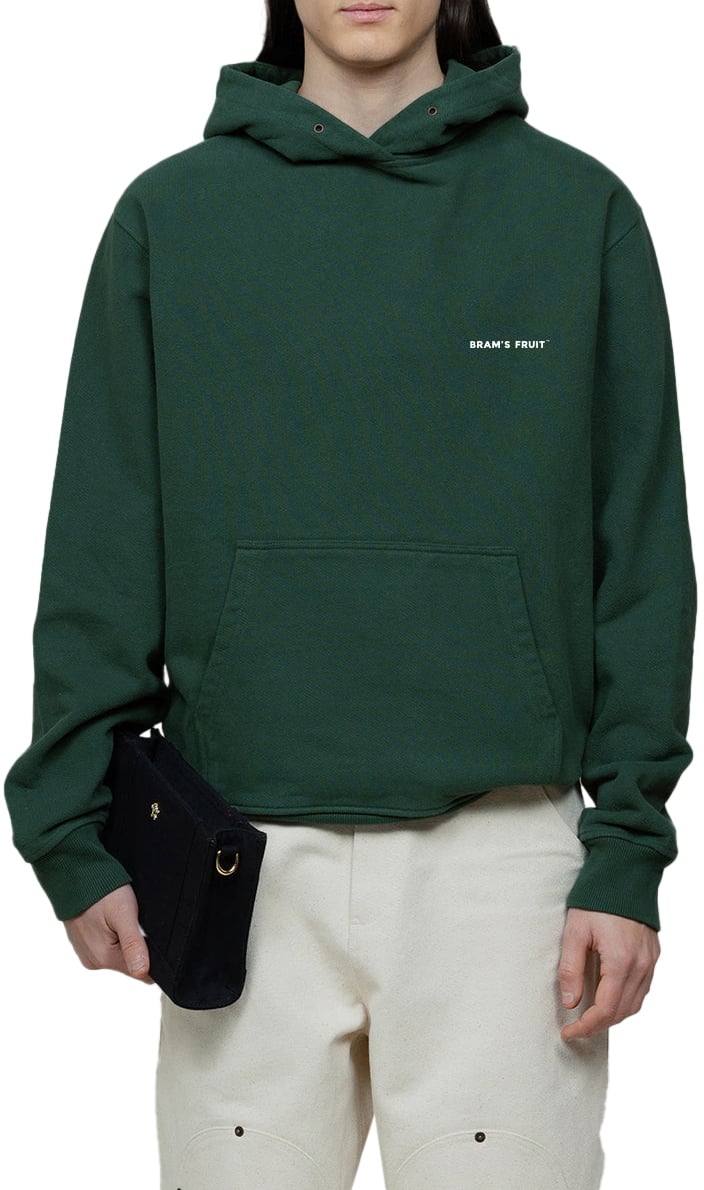 Bram's Fruit Eyelet Hoodie - Green Groen