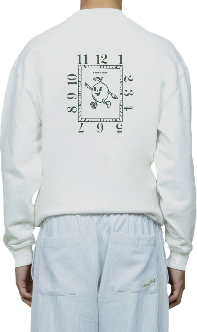 Bram's Fruit Tank Dial Crewneck - White Wit