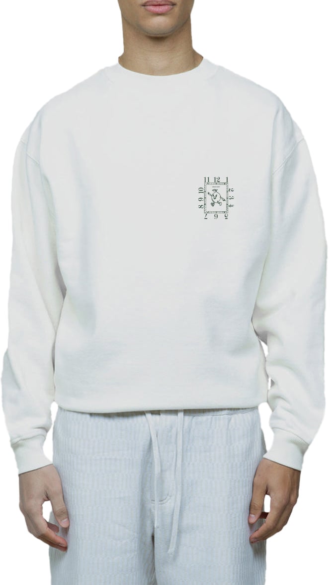 Bram's Fruit Tank Dial Crewneck - White Wit