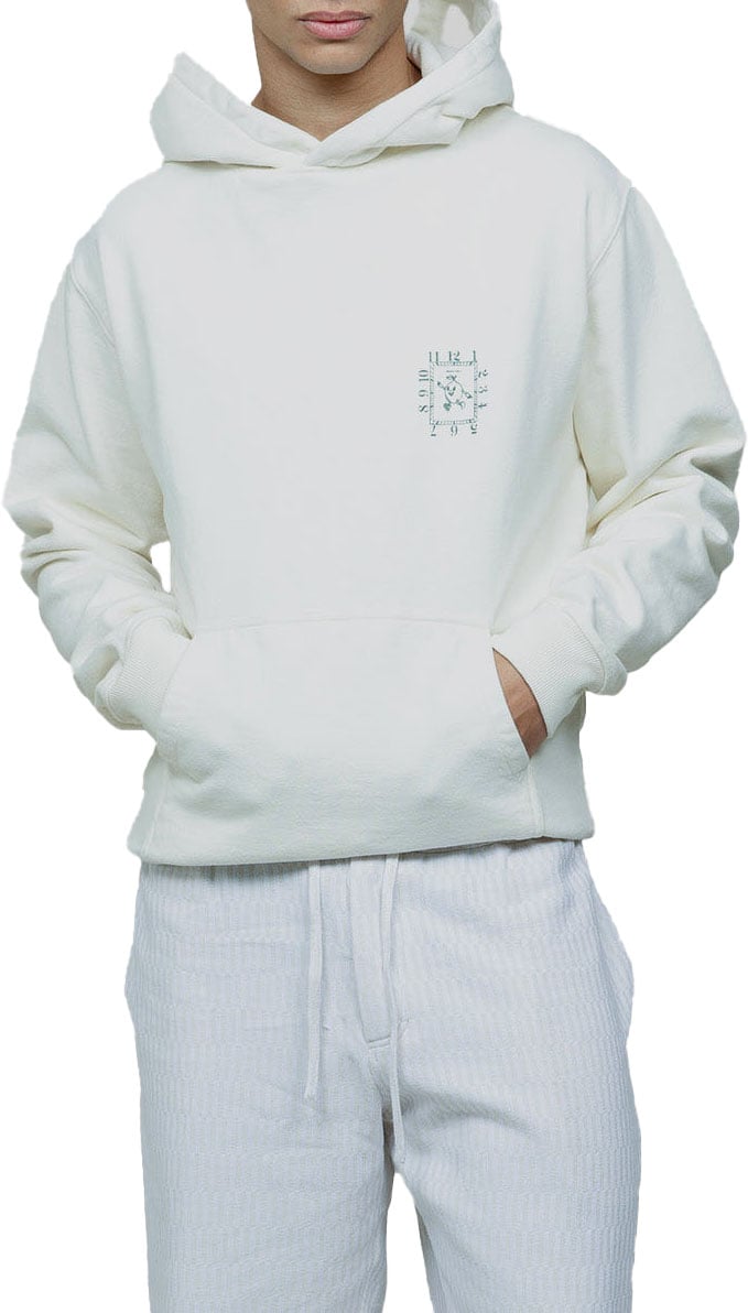 Bram's Fruit Tank Dial Hoodie - White Wit
