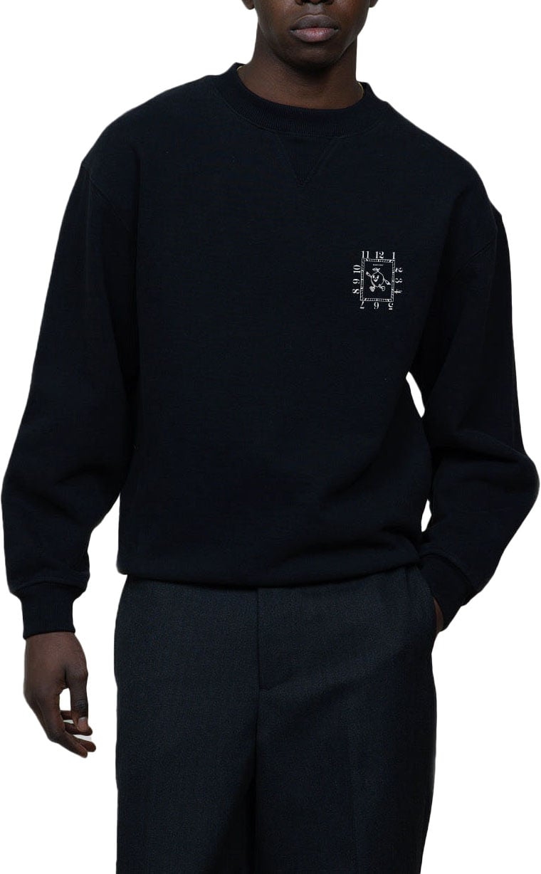 Bram's Fruit Tank Dial Crewneck - Black Zwart