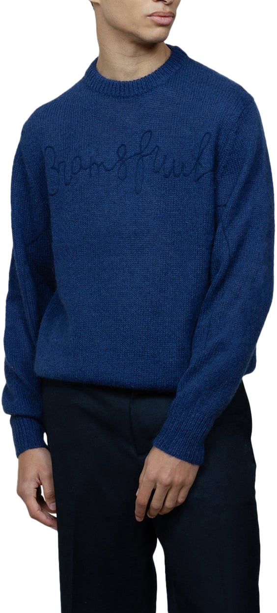 Bram's Fruit Hose Knit - Navy Blauw