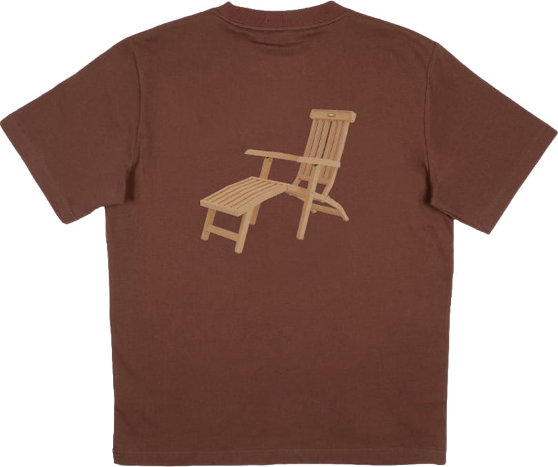 Bram's Fruit Deck Chair T-shirt - Brown Bruin