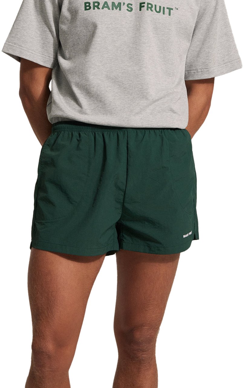 Bram's Fruit Logo shorts green Groen
