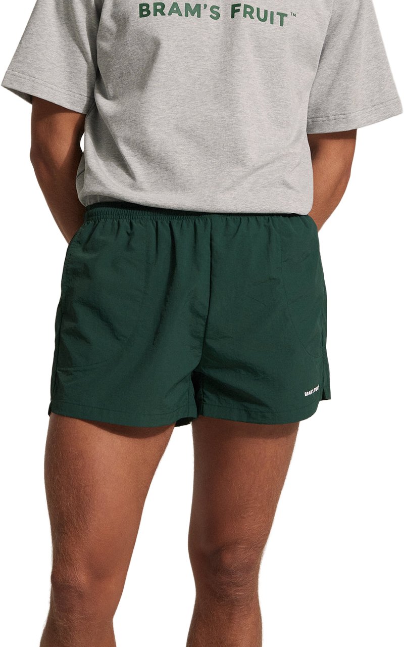 Bram's Fruit Logo shorts green Groen