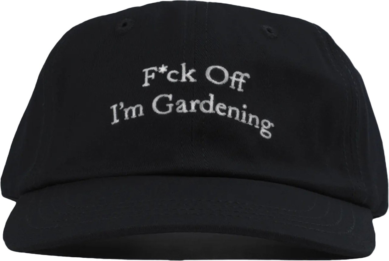 Bram's Fruit F*ck Off I'm Gardening Cap - Black Zwart