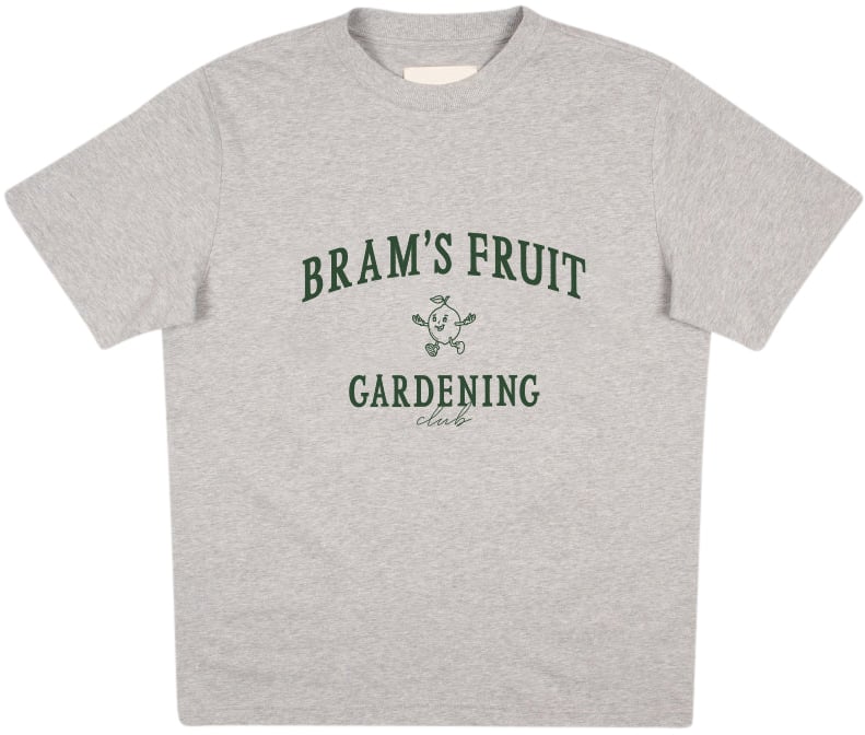 Bram's Fruit Gardening Club T-Shirt - Grey Grijs