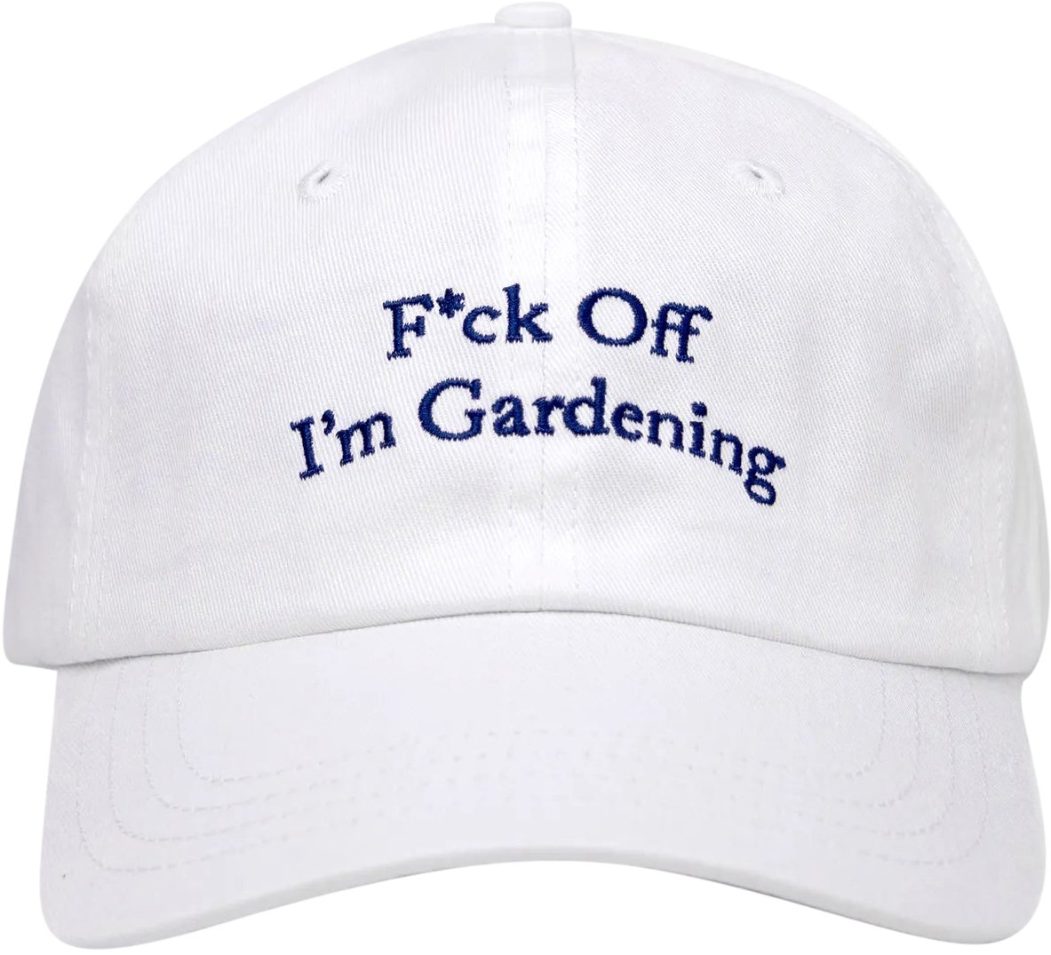 Bram's Fruit F*ck Off I'm Gardening Cap - White Wit