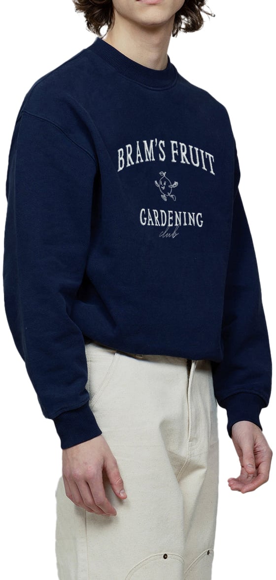 Bram's Fruit Gardening Club Crewneck - Navy Blauw