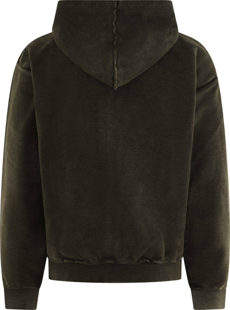 Bram's Fruit Heren Chest Pocket Zipper Hoodie Grijs