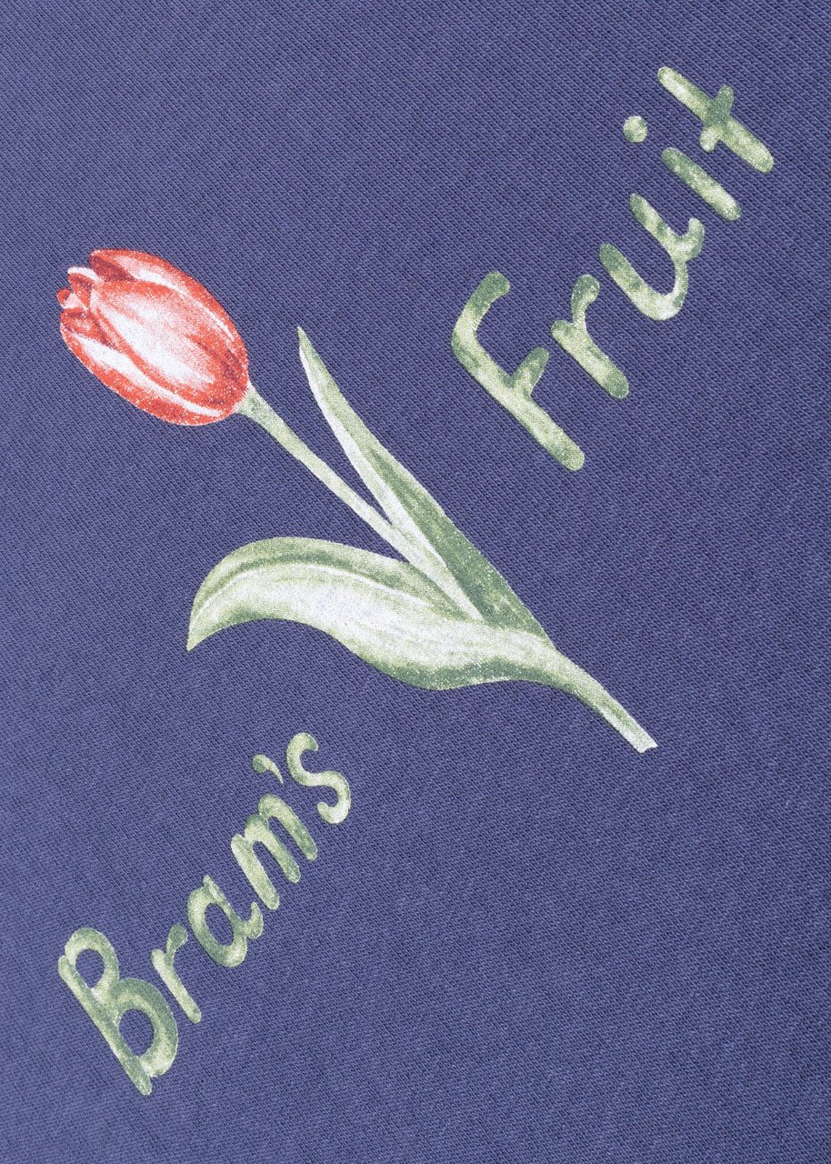 Bram's Fruit Tulip Aquarel T-Shirt - Blue Blauw