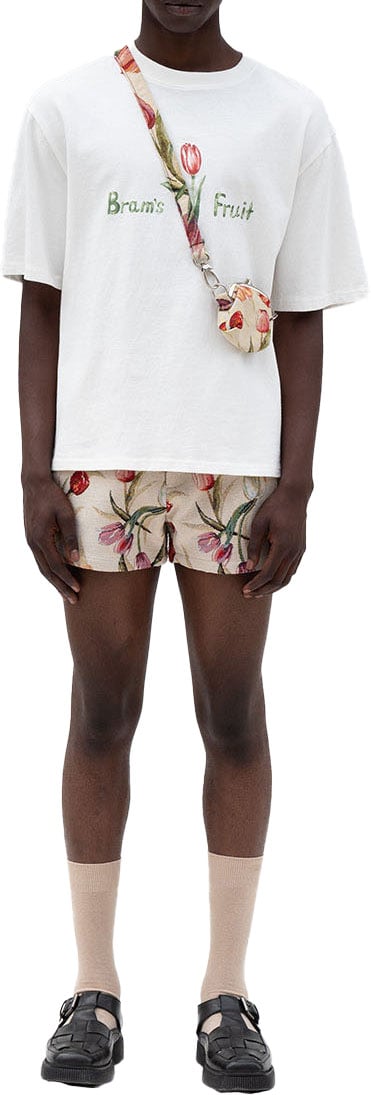 Bram's Fruit Tulip Aquarel T-Shirt - White Wit
