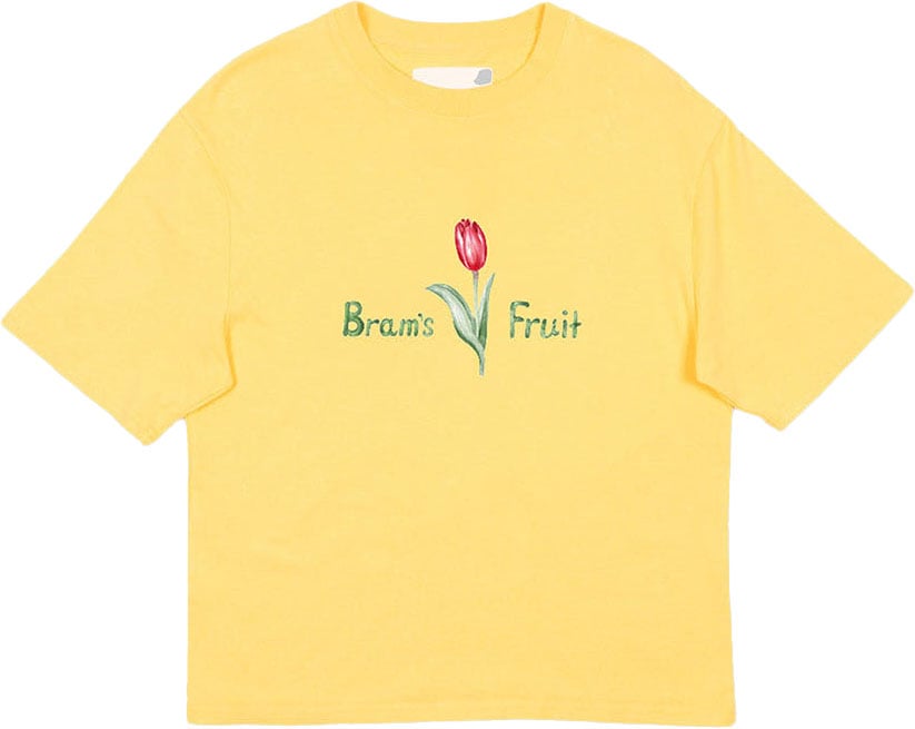 Bram's Fruit Tulip Aquarel T-Shirt - Yellow Geel