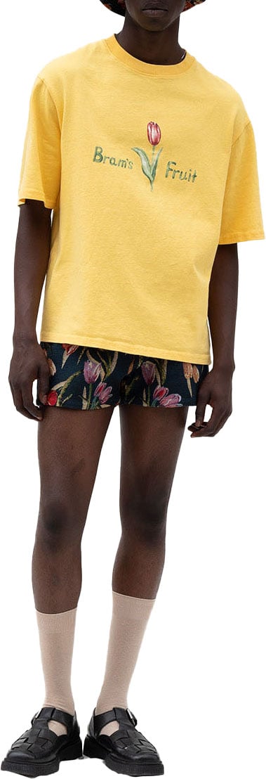 Bram's Fruit Tulip Aquarel T-Shirt - Yellow Geel