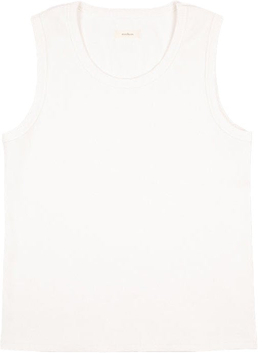 Bram's Fruit Rib Tank-Top - Off-White Wit