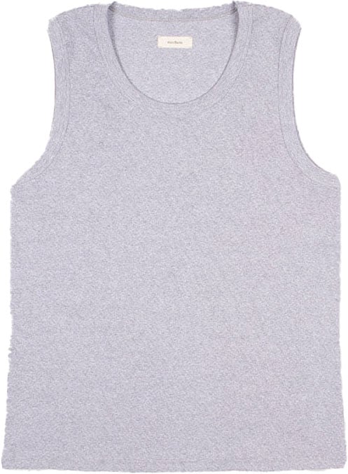 Bram's Fruit Rib Tank-Top - Grey Grijs