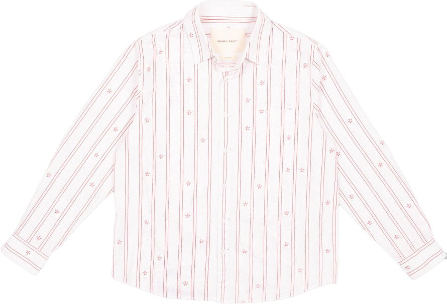 Bram's Fruit Lemon Pattern Shirt - Red Rood
