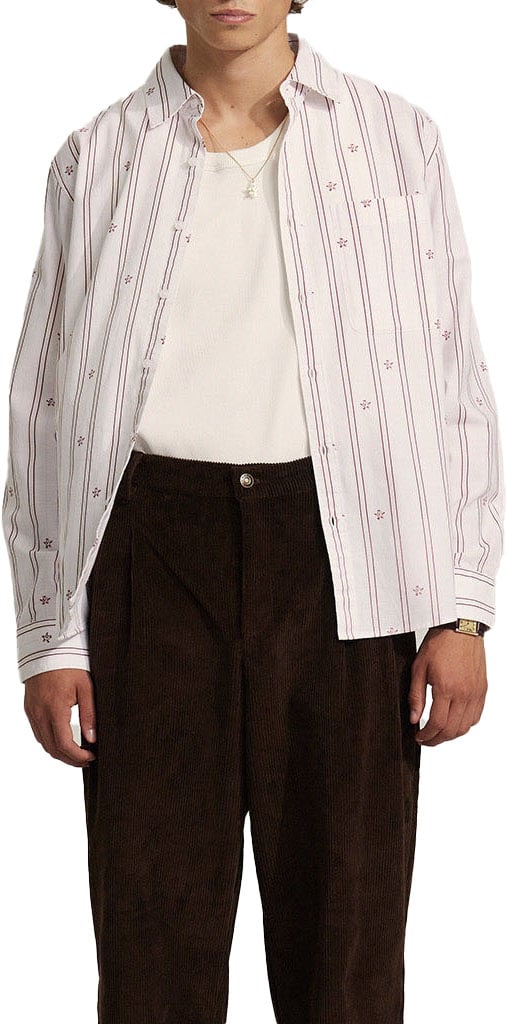 Bram's Fruit Lemon Pattern Shirt - Red Rood
