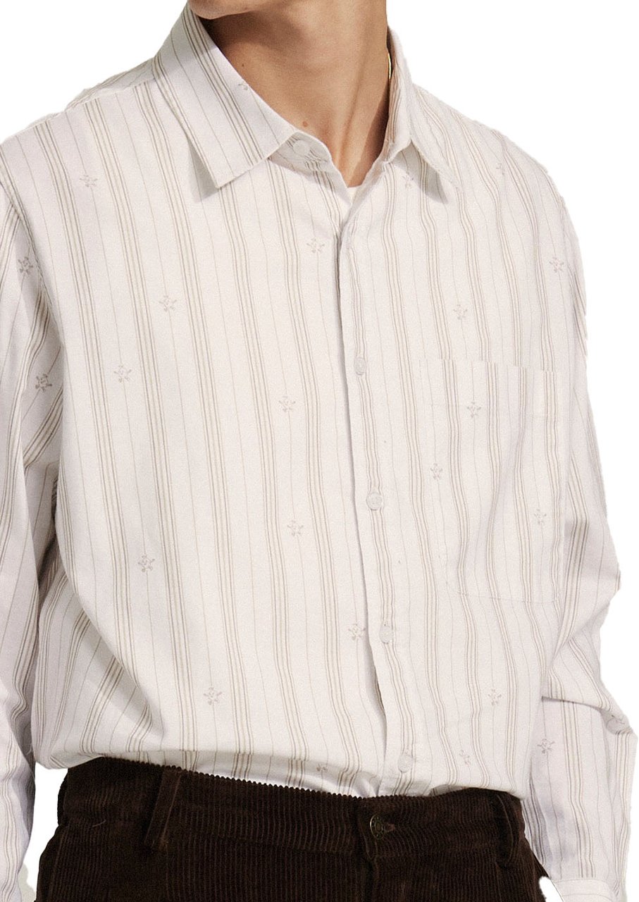 Bram's Fruit Lemon Pattern Shirt - Beige Beige