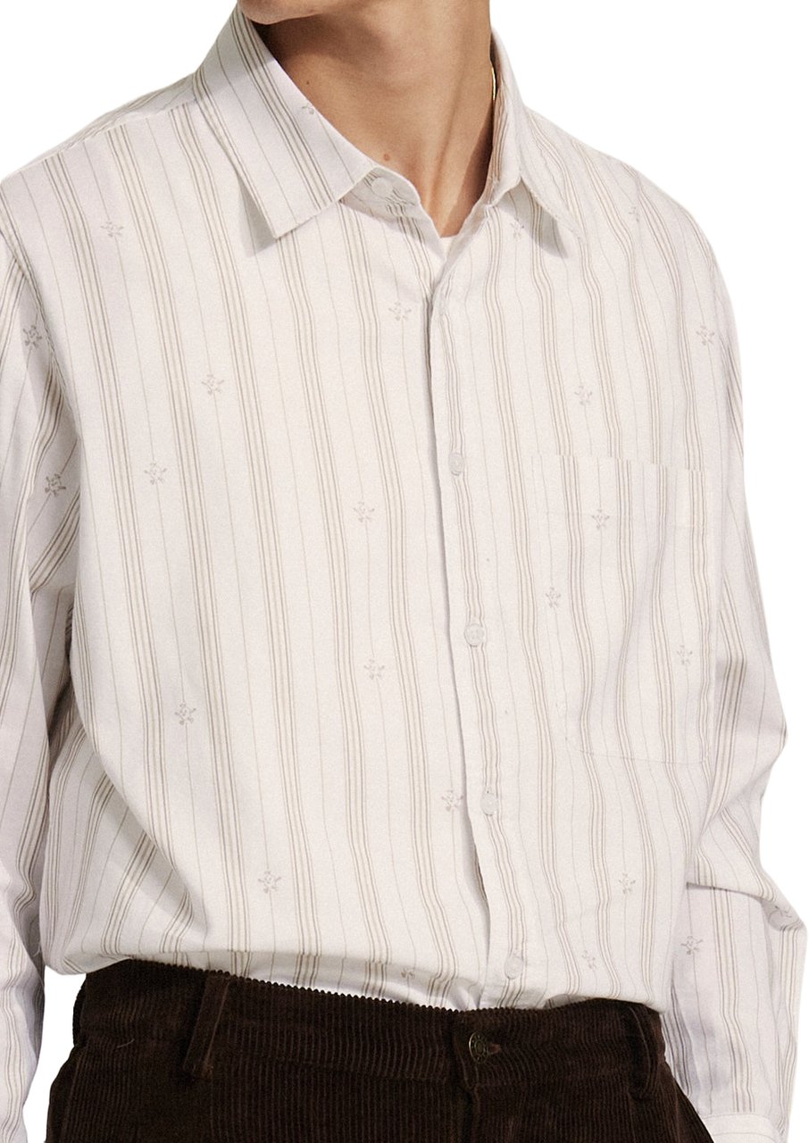 Bram's Fruit Lemon Pattern Shirt - Beige Beige