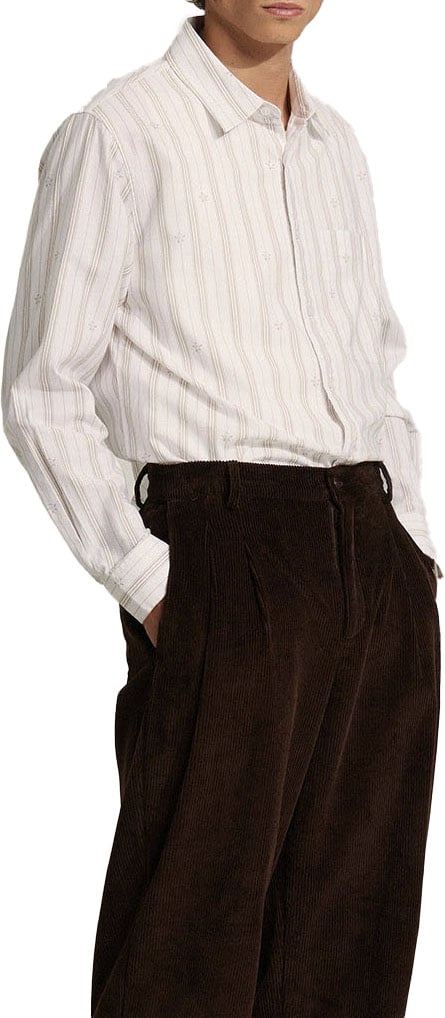 Bram's Fruit Lemon Pattern Shirt - Beige Beige