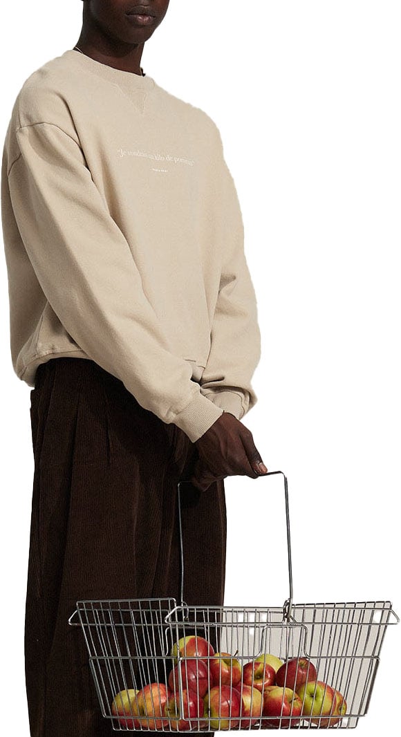 Bram's Fruit Distressed Crewneck - Beige Beige