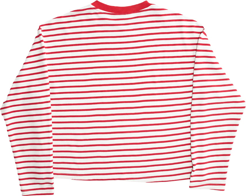Bram's Fruit Striped Lemon Sweat - Red Rood