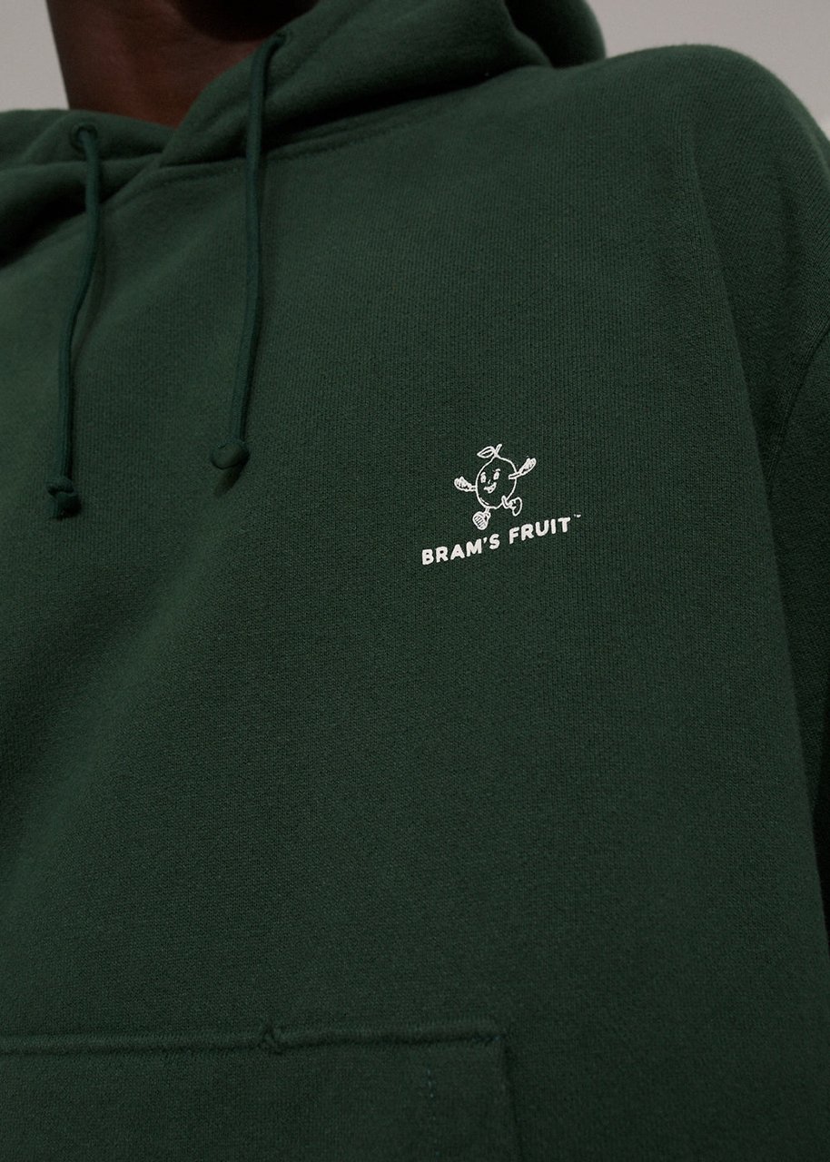 Bram's Fruit Distressed Hoodie - Green Groen