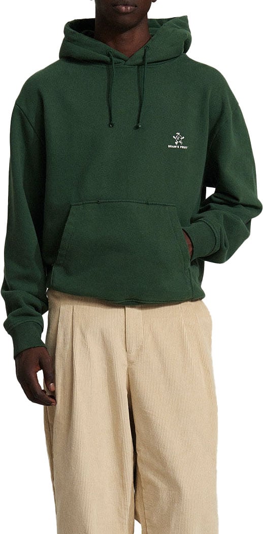 Bram's Fruit Distressed Hoodie - Green Groen