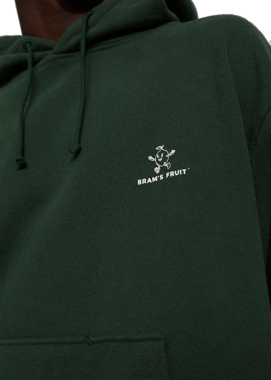 Bram's Fruit Distressed Hoodie - Green Groen