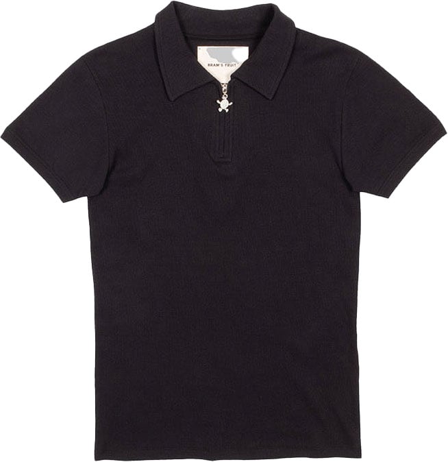 Bram's Fruit Rib Lemon Polo - Black Zwart
