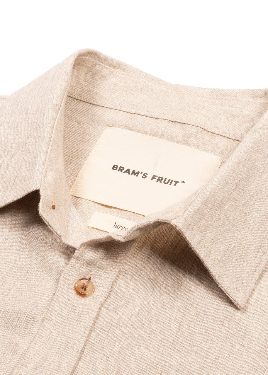 Bram's Fruit Linen Shirt - Beige Beige
