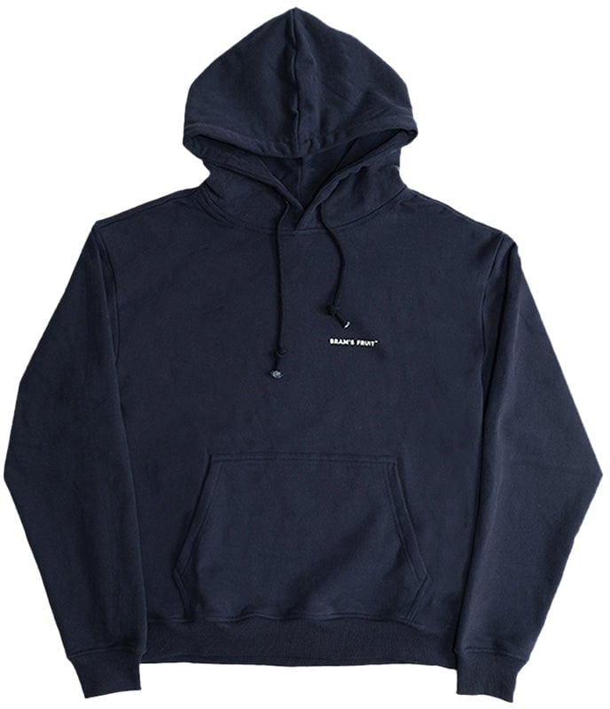 Bram's Fruit Text Hoodie - Navy Blauw