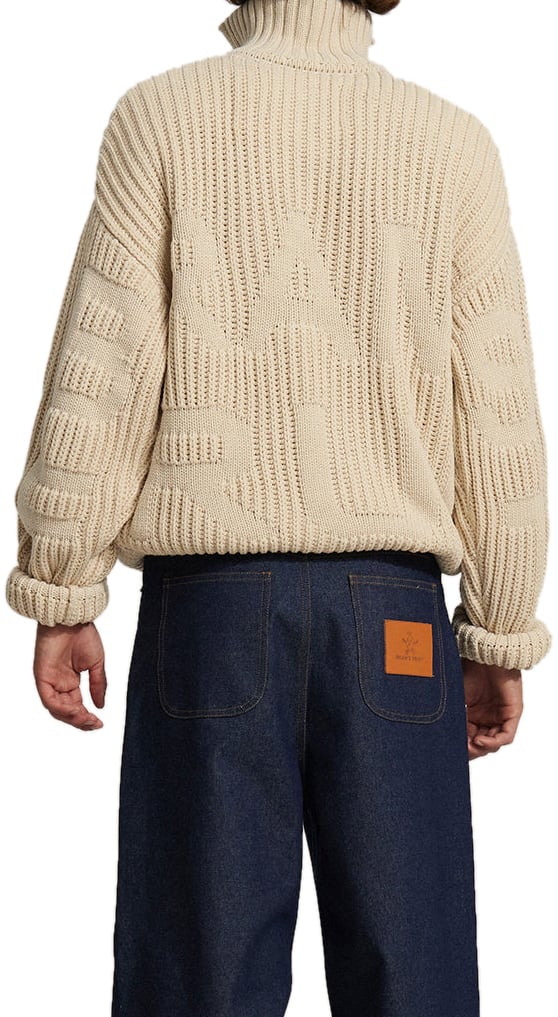 Bram's Fruit Fisherman Knit - Beige Beige
