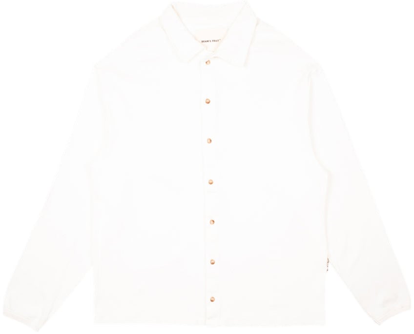 Bram's Fruit Rib Shirt - White Wit