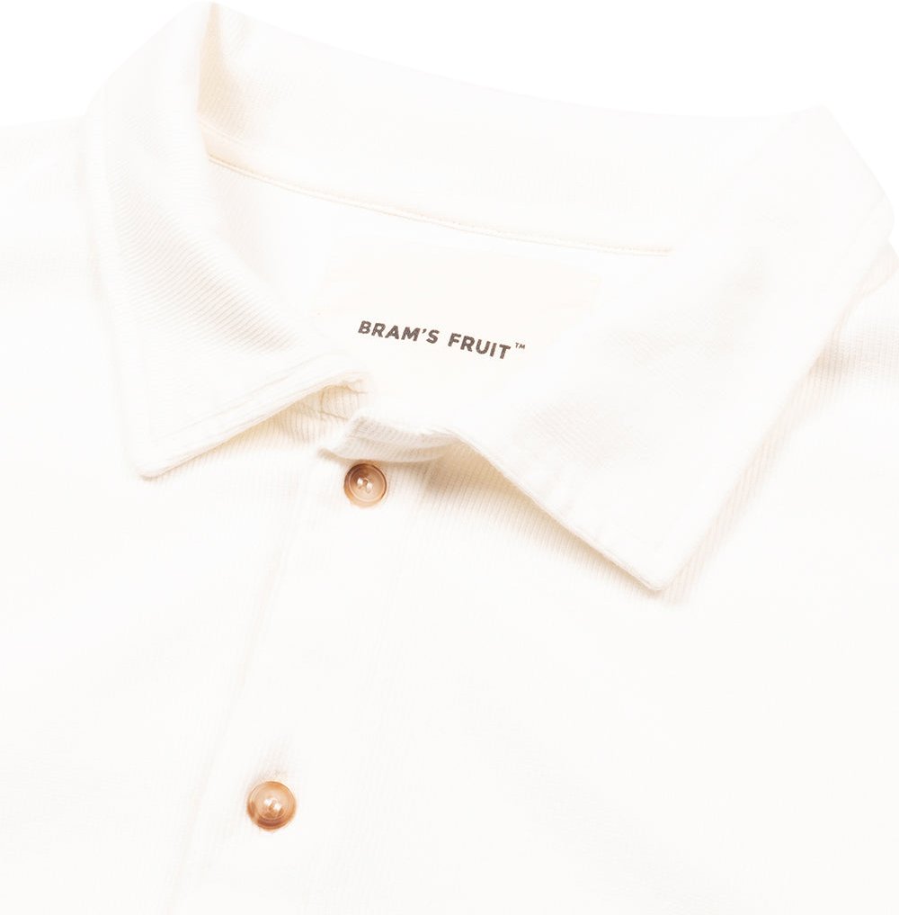 Bram's Fruit Rib Shirt - White Wit